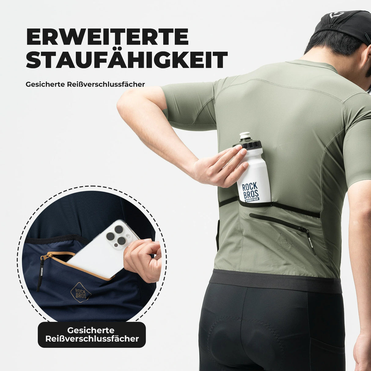 Herren Radtrikot Kurzarm – Atmungsaktiv & schnelltrocknendes Rennrad Trikot