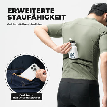 kurzarm trikot rennrad Radtrikot Herren, Atmungsaktives schnelltrocknendes Tr – ROCKBROS-DE Kopfumfang:L (59,5 - 62 cm) Passform und einem Sitzpolster open-water-swim-goggles Koga Miyata