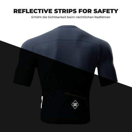 Herren Radtrikot Kurzarm – Atmungsaktiv & schnelltrocknendes Rennrad Trikot