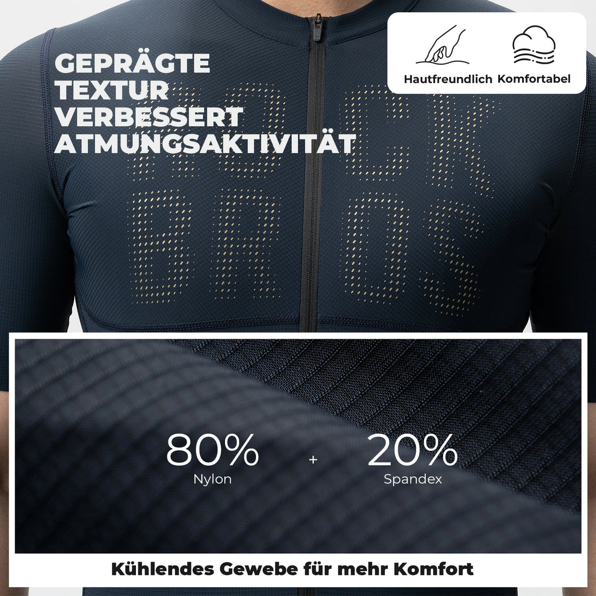 Herren Radtrikot Kurzarm – Atmungsaktiv & schnelltrocknendes Rennrad Trikot