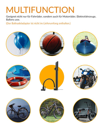 fahrradpumpe rahmen Rahmenpumpe Mini Fahrradpumpe 120 PSI / 8,27 Bar – ROCKBROS-DE