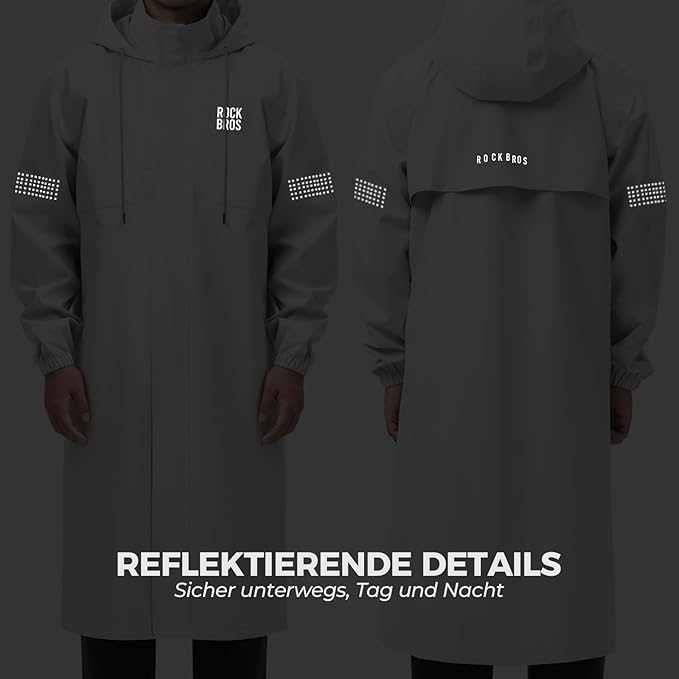 Regenjacke Wasserdichte Atmungsaktiv – Regenponcho, Regenmantel & Windjacke