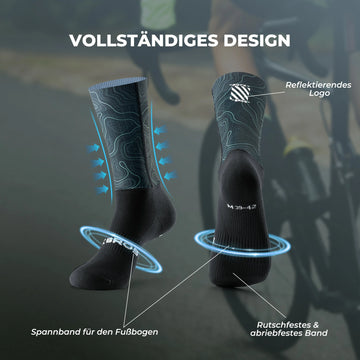 Rennrad Socken Moderat Komprimierende Fahrradsocken – ROCKBROS-DE