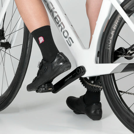 Rennrad‑Socken – Atmungsaktiv mit verstärkter Ferse, 2 Paar