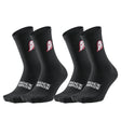 Rennrad‑Socken – Atmungsaktiv mit verstärkter Ferse, 2 Paar