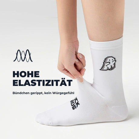 Rennrad‑Socken – Atmungsaktiv mit verstärkter Ferse, 2 Paar