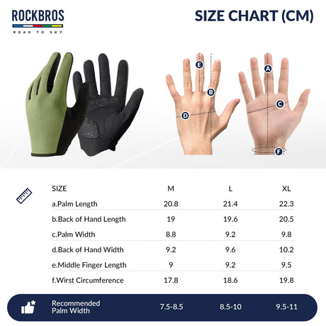 Road To Sky Fahrrad Handschuhe Frühling Sommer