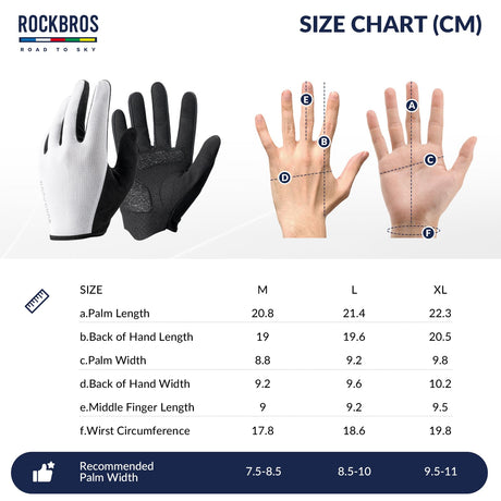 Road To Sky Fahrrad Handschuhe Frühling Sommer