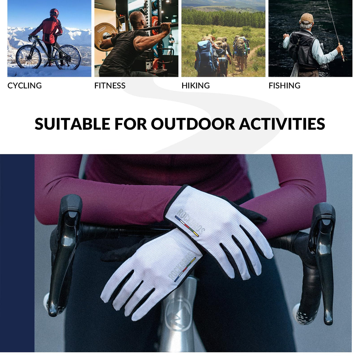 Road To Sky Fahrrad Handschuhe Frühling Sommer