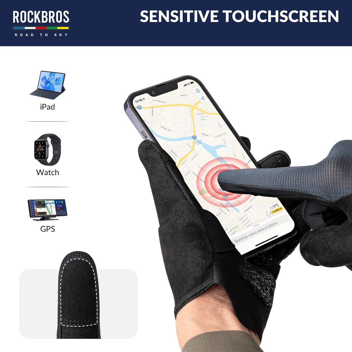 Road To Sky Fahrrad Handschuhe Frühling Sommer