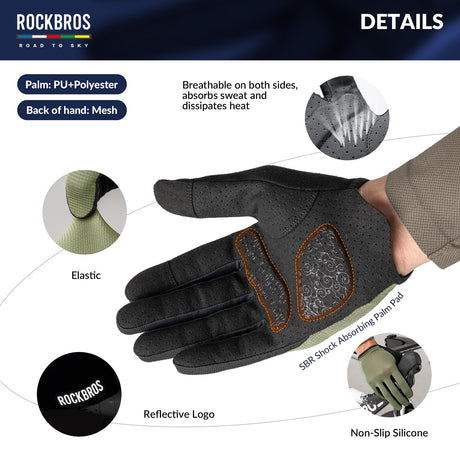 Road To Sky Fahrrad Handschuhe Frühling Sommer