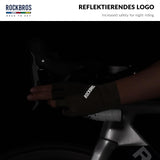 Road To Sky Fahrradhandschuhe – Fingerlose, Atmungsaktive & Reflektierende