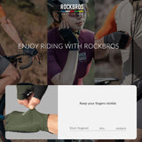 Road To Sky Fahrradhandschuhe – Fingerlose, Atmungsaktive & Reflektierende