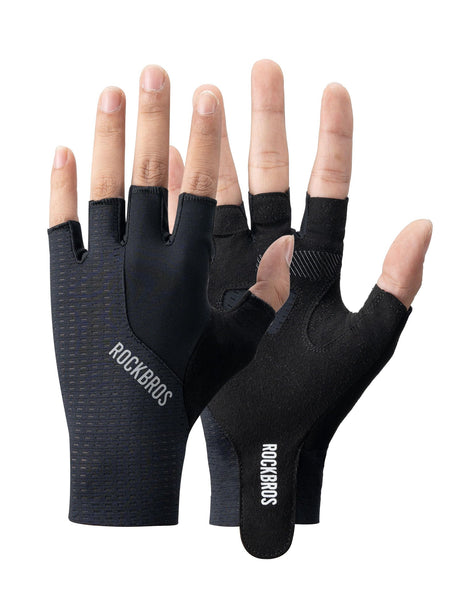 Road To Sky Fahrradhandschuhe – Fingerlose, Atmungsaktive & Reflektierende