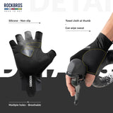 Road To Sky Fahrradhandschuhe – Fingerlose, Atmungsaktive & Reflektierende