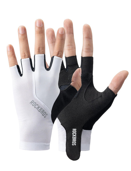 Road To Sky Fahrradhandschuhe – Fingerlose, Atmungsaktive & Reflektierende