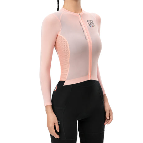 ROAD TO SKY Damen Fahrradtrikot – Langarm, atmungsaktiv & schnelltrocknend