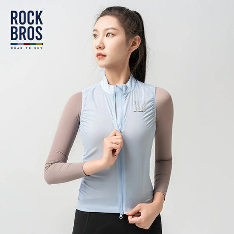 ROCKBROS Damen Ultra‑Leichtweste – Road to Sky Edition