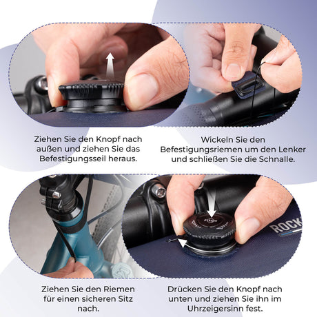 Road to Sky Fahrrad Lenkertasche – Wasserdicht 4L