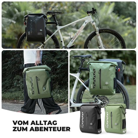 ROAD TO SKY Gepäckträgertasche – Wasserdichte Fahrradtasche
