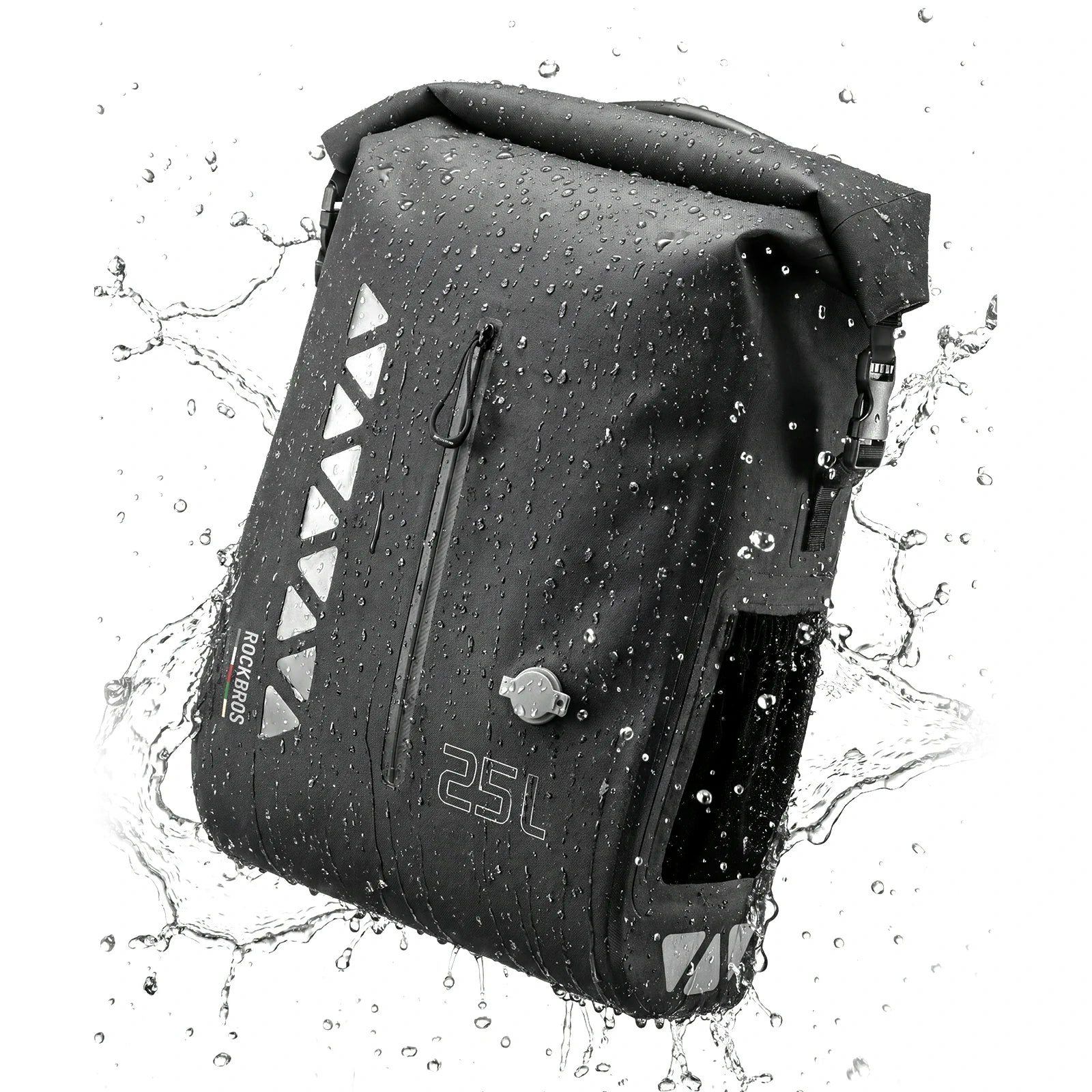 fahrradtasche wasserdicht 25l Road to Sky Gepäckträgertasche Wasserdicht Fahrradtasche für Gepäckträ – ROCKBROS-DE