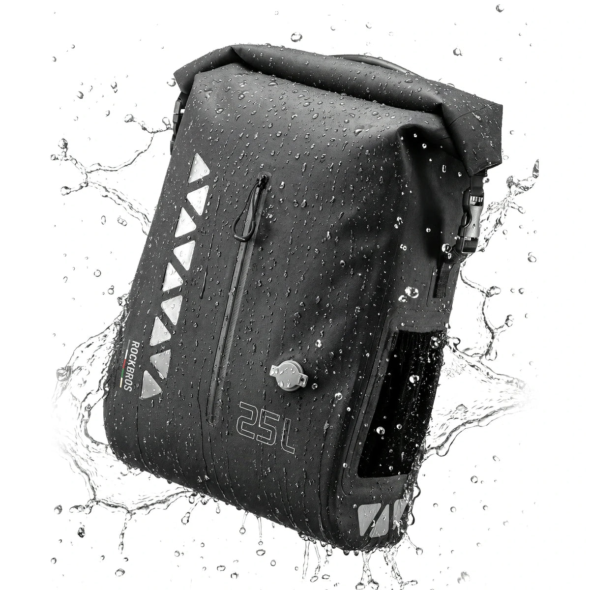 fahrradtasche schwarz wasserdicht Road to Sky Gepäckträgertasche Wasserdicht Fahrradtasche für Gepäckträ –  ROCKBROS-DE