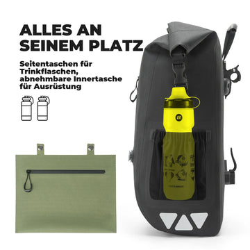 wasserdicht fahrradtaschen Road to Sky Gepäckträgertasche Wasserdicht Fahrradtasche für Gepäckträ –  ROCKBROS-DE