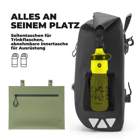 ROAD TO SKY Gepäckträgertasche – Wasserdichte Fahrradtasche