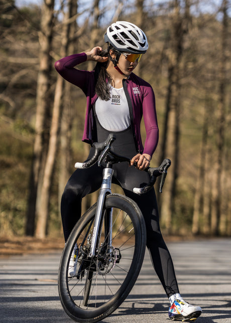 Road-to-Sky Damen-Radlerhose mit Trägern