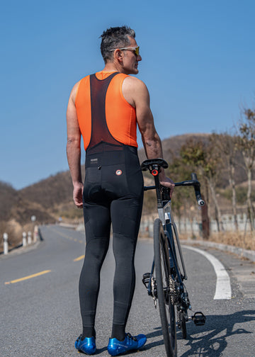radlerhose rennrad herren Road-to-Sky Herren-Radlerhose mit Trägern – ROCKBROS-DE