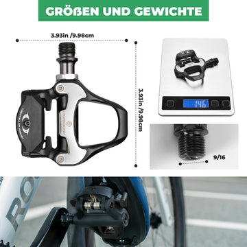 look pedale shimano kompatibel SPD Fahrradpedale 146g Leichtgewicht LOOK KEO Kompatibel – ROCKBROS-DE