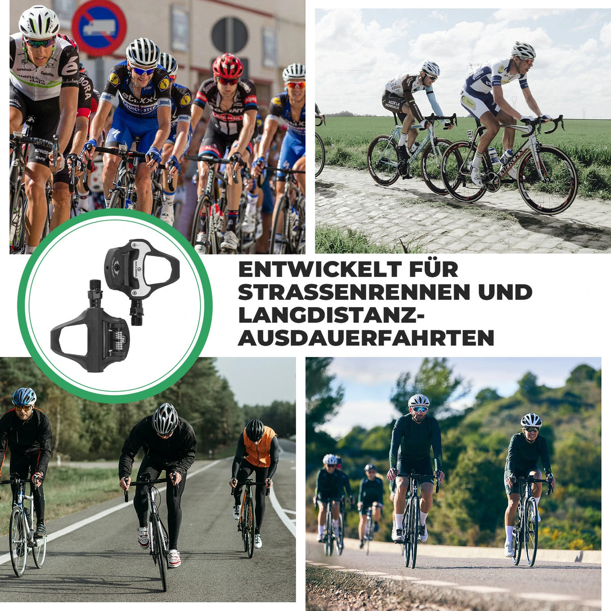 rennrad spd oder look SPD Fahrradpedale 146g Leichtgewicht LOOK KEO Kompatibel – ROCKBROS-DE