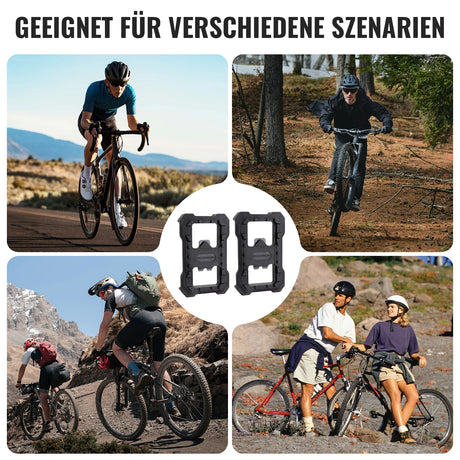 ROCKBROS SPD‑Pedaladapter – Kompatibel mit Shimano M‑Serie, rutschfeste Plattform