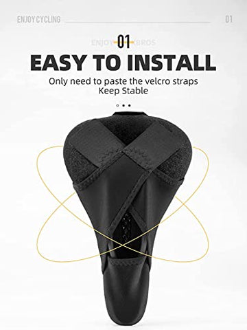 gelüberzug für fahrradsattel Sattelbezug Fahrrad Universal Fahrradsattel Überzug Gelüberzug mit Reg – ROCKBROS-DE
