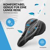 Sattelbezug für Fahrrad – Weicher Gel‑Überzug 26,5 × 18,5 cm