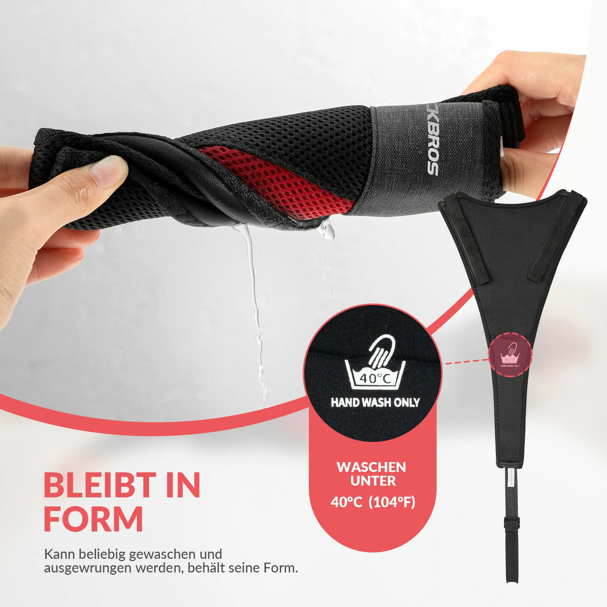 Schweißfänger für Rollentrainer – Saugstark, atmungsaktiv & schnell trocknend