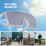 Photochromatische Fahrradbrille – UV400 mit TR90‑Rahmen