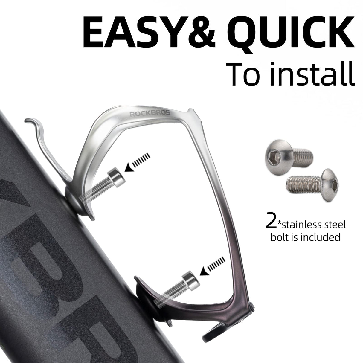 Fahrrad Flaschenhalter aus Aluminium Leicht - ROCKBROS-EU