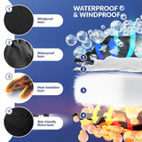 Qunature Skihandschuhe wasserdicht