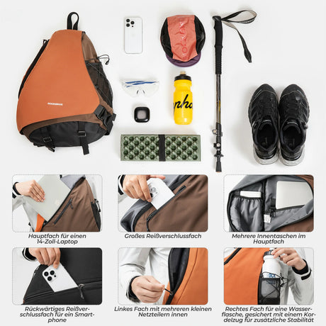 Sling Bag Groß – Crossbody‑Tasche mit Magnetverschluss