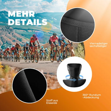 sturmhaube rennrad Sommer Halbe Sturmhaube Kühlung Schlauchtuch Multifunktionstuch –  ROCKBROS-DE