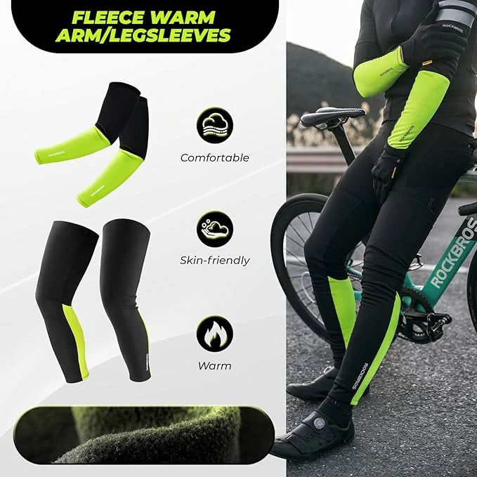 armlinge beinlinge rennrad Sport Winter Arm Sleeves Armwärmer Beinwärmer 1 set – ROCKBROS-DE Loro Piana Handschuhe für Megamo Bicycles Size:28.35''x13.8''【72*35*13cm】