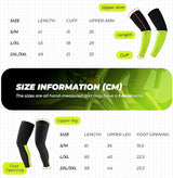 Sport-Armlinge & Beinlinge Winter – 1 Set (Armwärmer & Beinwärmer)