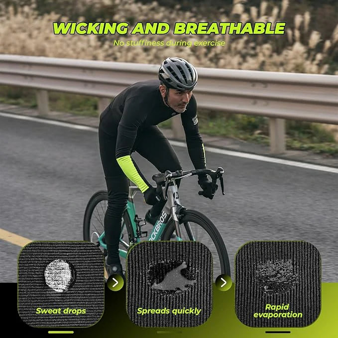 rennrad armlinge Sport Armlinge Beinlinge Winter Arm Sleeves Armwärmer Beinwärmer 1 set – ROCKBROS-DE