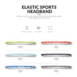 Stirnband Sport Schweißband Haarband 6 Stück – 50-76 cm
