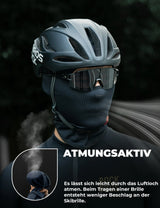 Sturmhaube Balaclava – Atmungsaktive Skimaske in Schwarz‑Grau