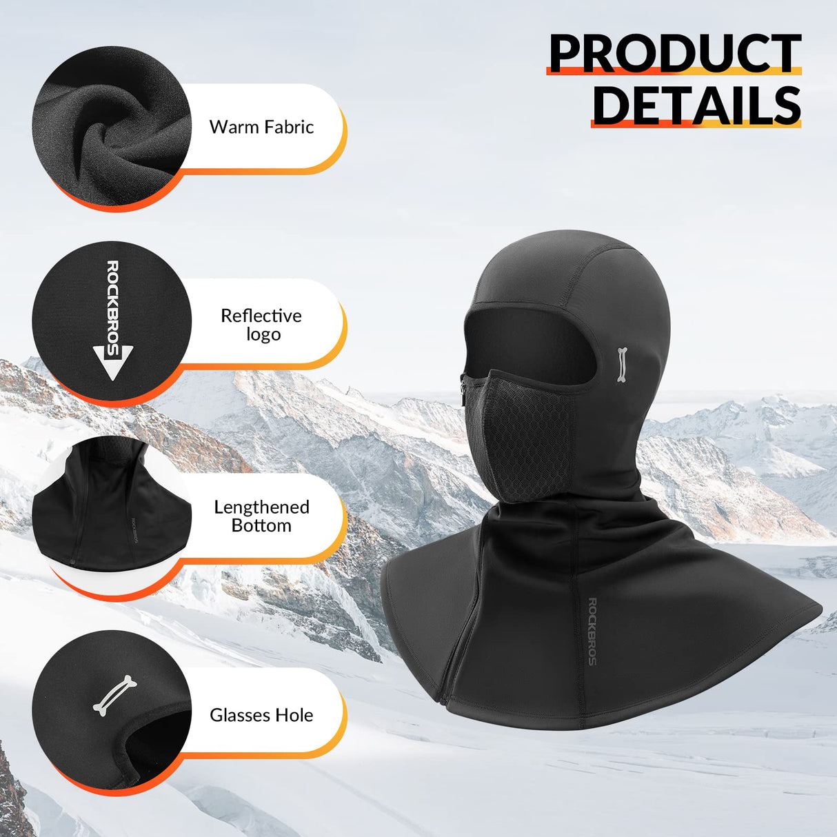 Sturmhaube Winter Balaclava – 54–63 cm