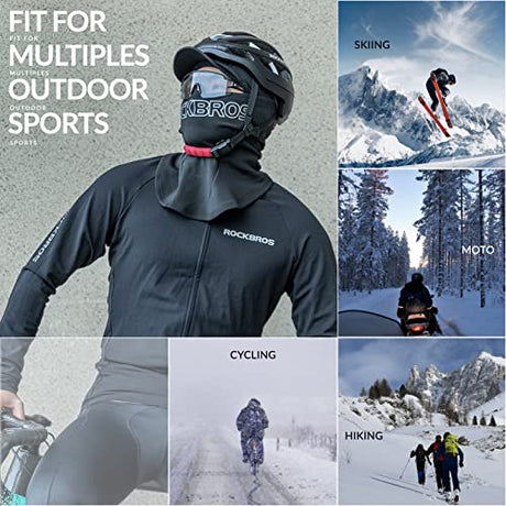 ROCKBROS Sturmhauben Fahrrad Balaclava – Outdoor Sports Winter
