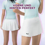 TVI Damen 2 in 1 Fahrradrock Kurze Gepolstert Radlerhose mit Tasche - ROCKBROS-EU