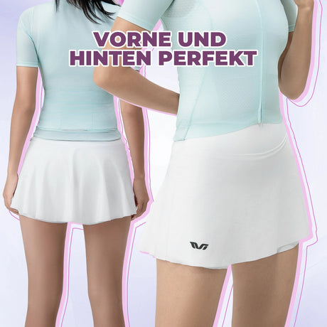 TVI Damen 2 in 1 Fahrradrock Kurze Gepolstert Radlerhose mit Tasche - ROCKBROS-EU
